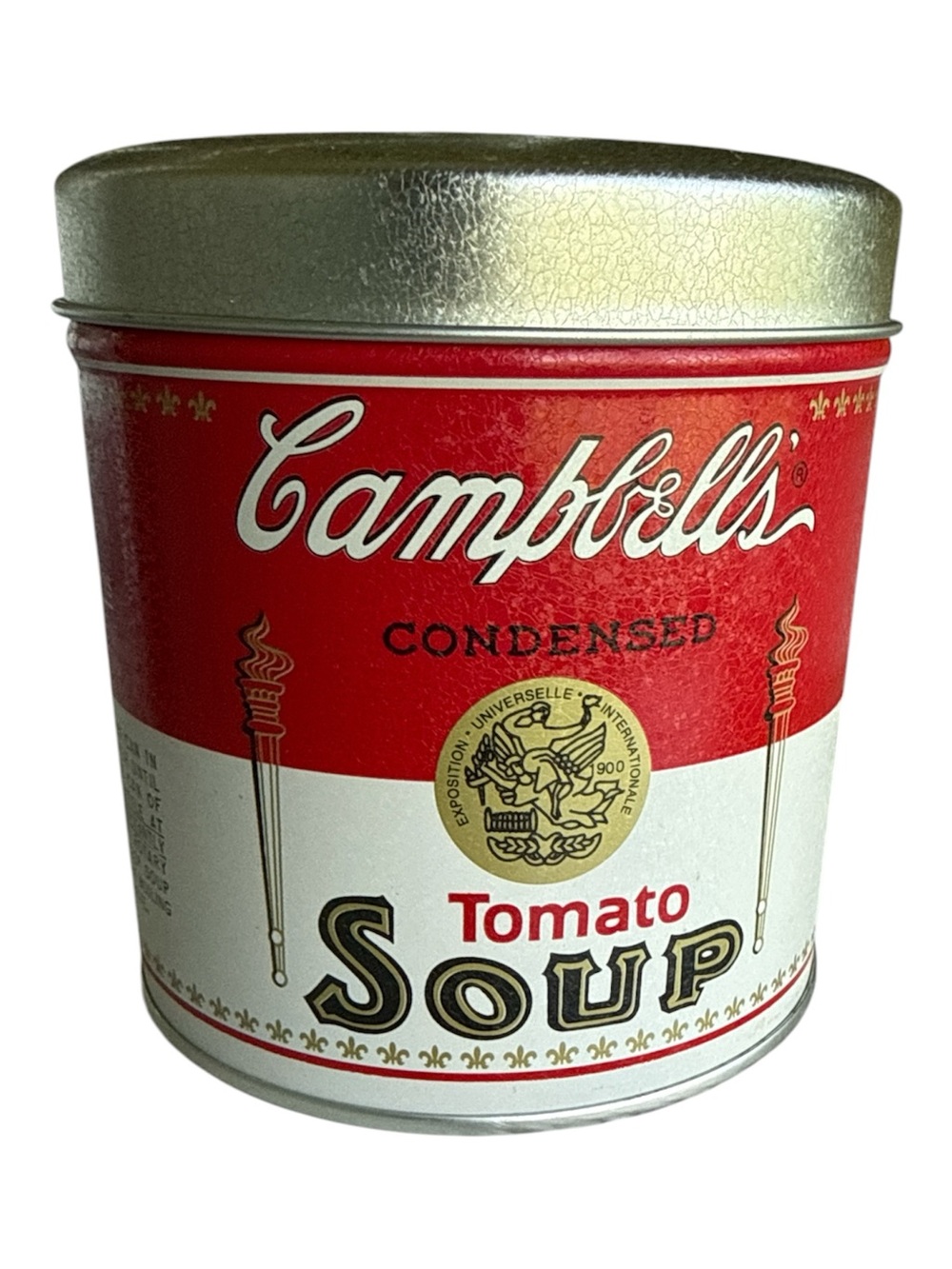 Vintage Campbell’s tomato soup tin canister